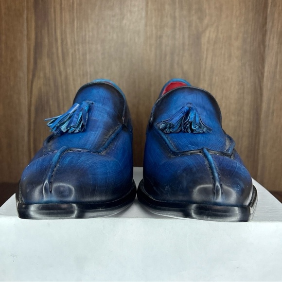 Encore Jeans Men's Blue Tassel Slip-Ons - Picture 7 of 7